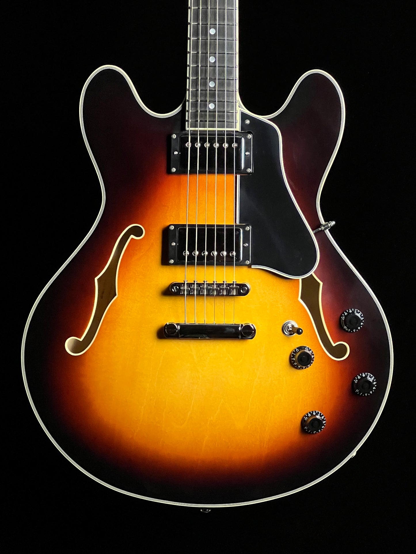 Eastman Electric Thinline T386-SB Sunburst Hollowbody Guitar - New