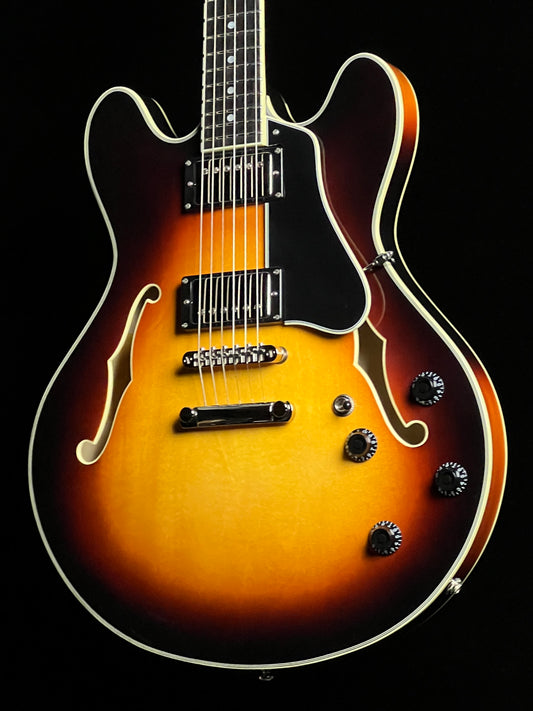 Eastman Electric Thinline T386-SB Sunburst Hollowbody Guitar - New
