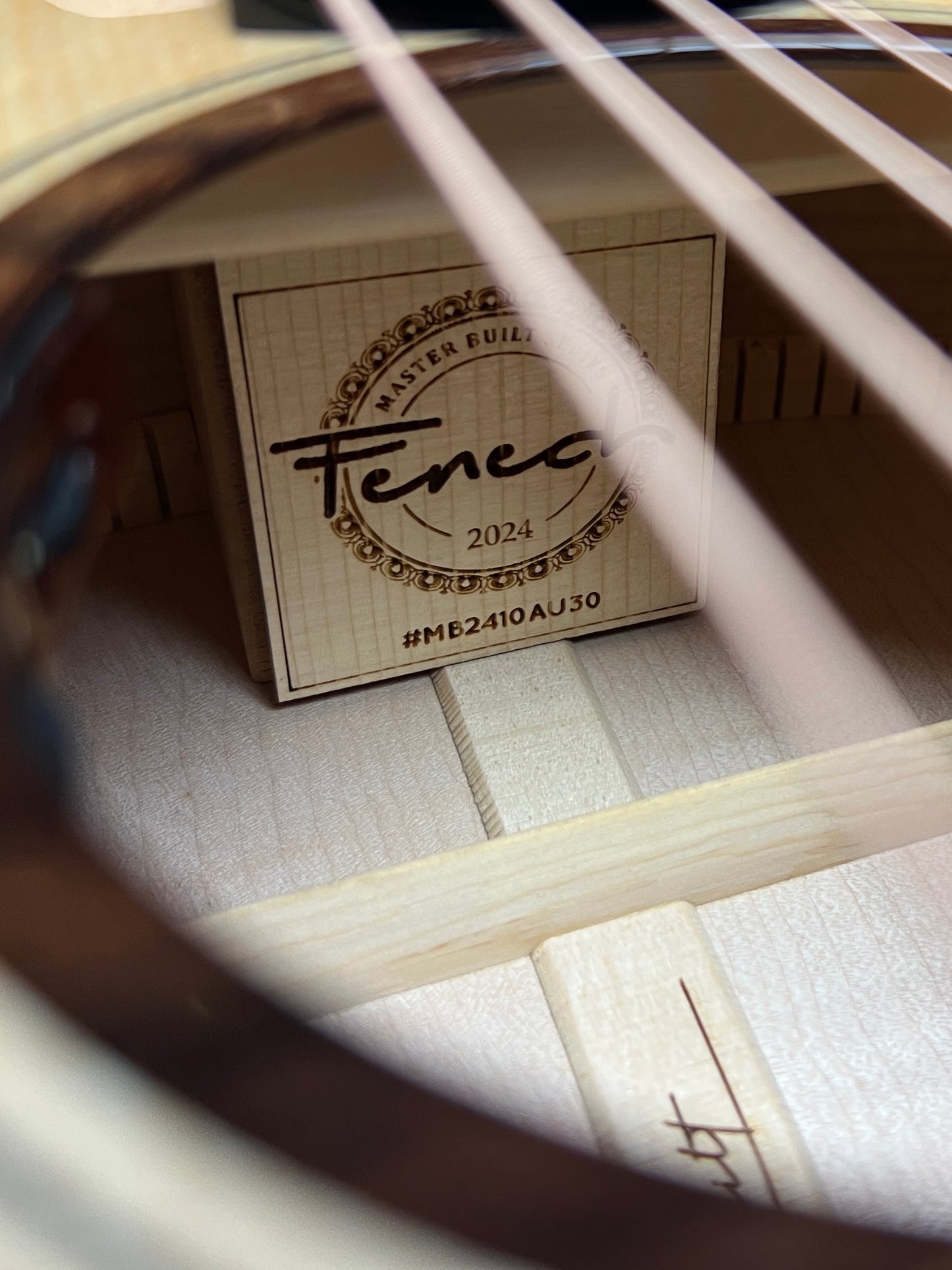 Fenech Masterbuilt Auditorium Big Leaf Maple Acoustic Guitar - Consignment