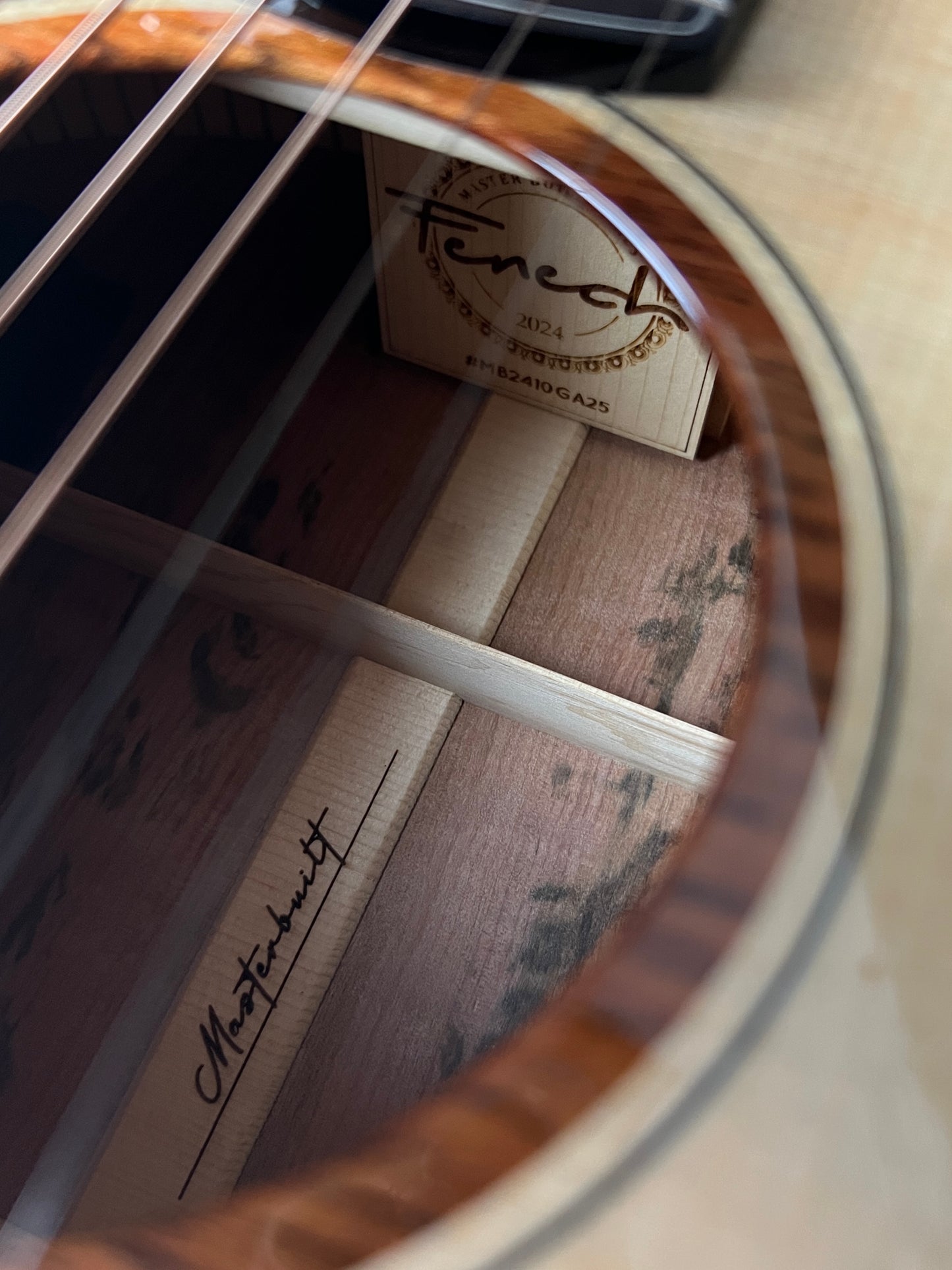 Fenech Masterbuilt GA Tasmanian Tiger Myrtle Grand Auditorium Acoustic Guitar - Consignment