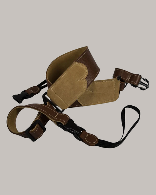 Franklin Strap Banjo Strap Glove Leather Quick Release - Caramel