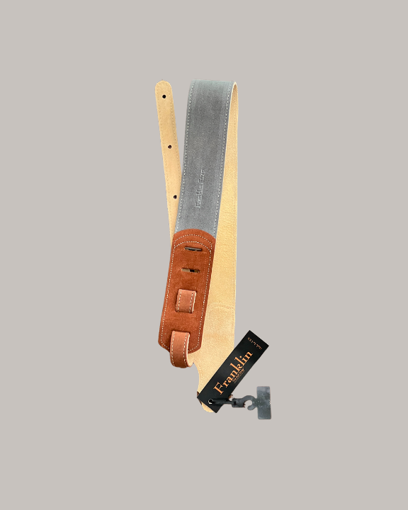 Franklin Strap Sedona Suede Guitar Strap - Gray