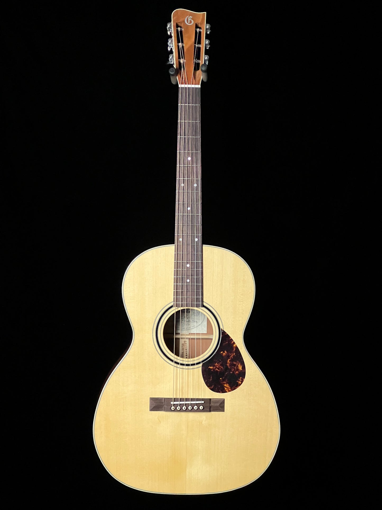 Gallagher Founders GC-50 Yellow Cedar/Cherry Acoustic Guitar - New