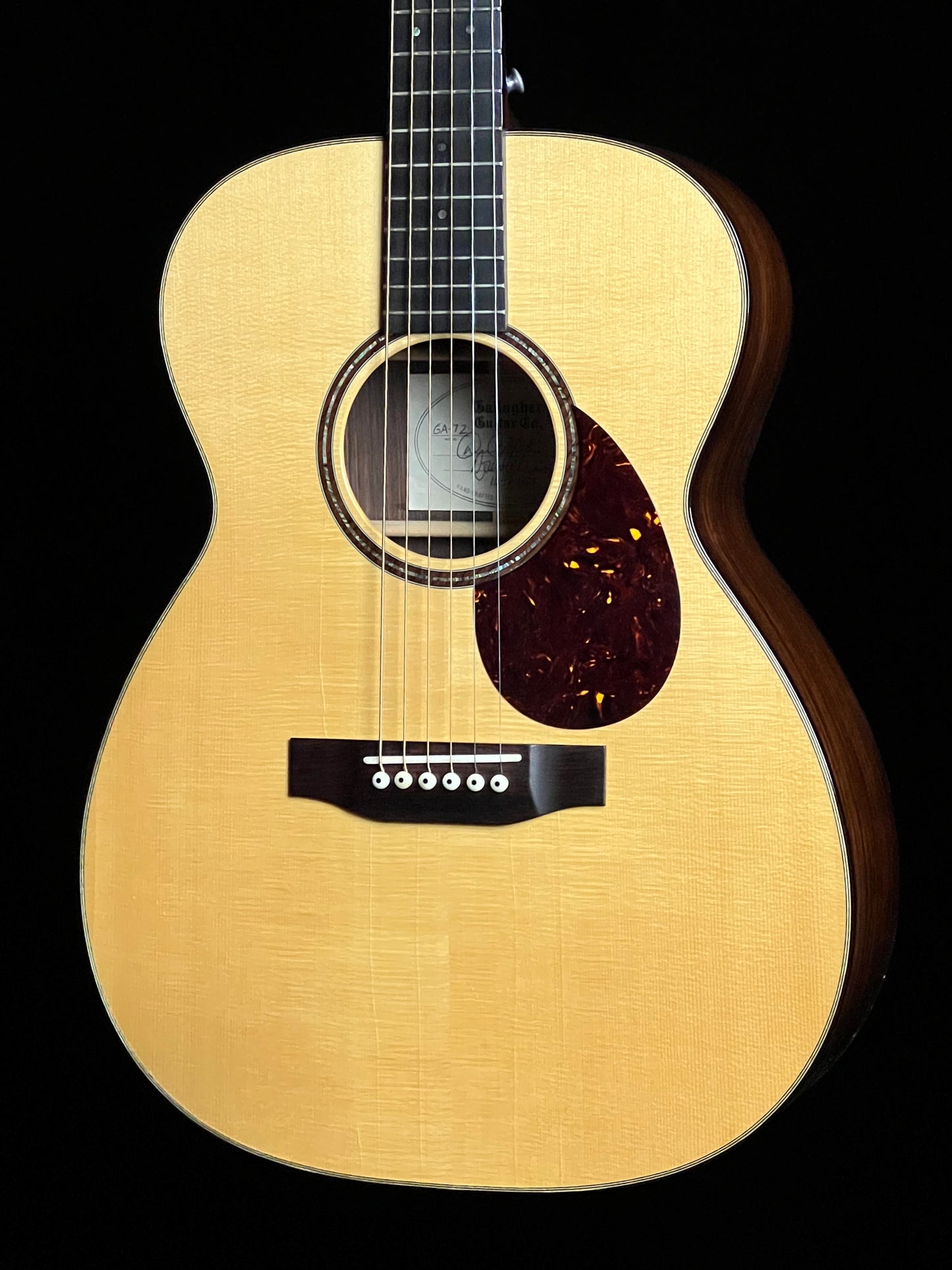 Gallagher GA-72 OM Acoustic Guitar (2021) Engelmann Spruce/Cocobolo - Used