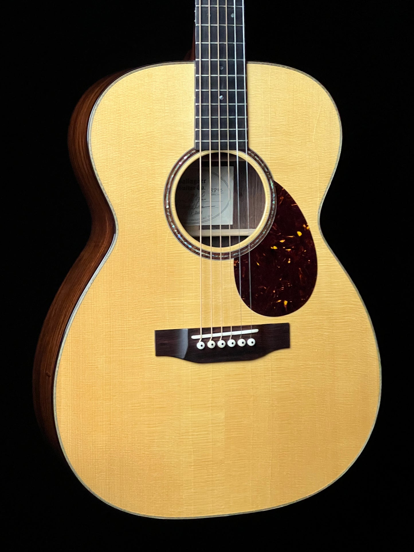 Gallagher GA-72 OM Acoustic Guitar (2021) Engelmann Spruce/Cocobolo - Used