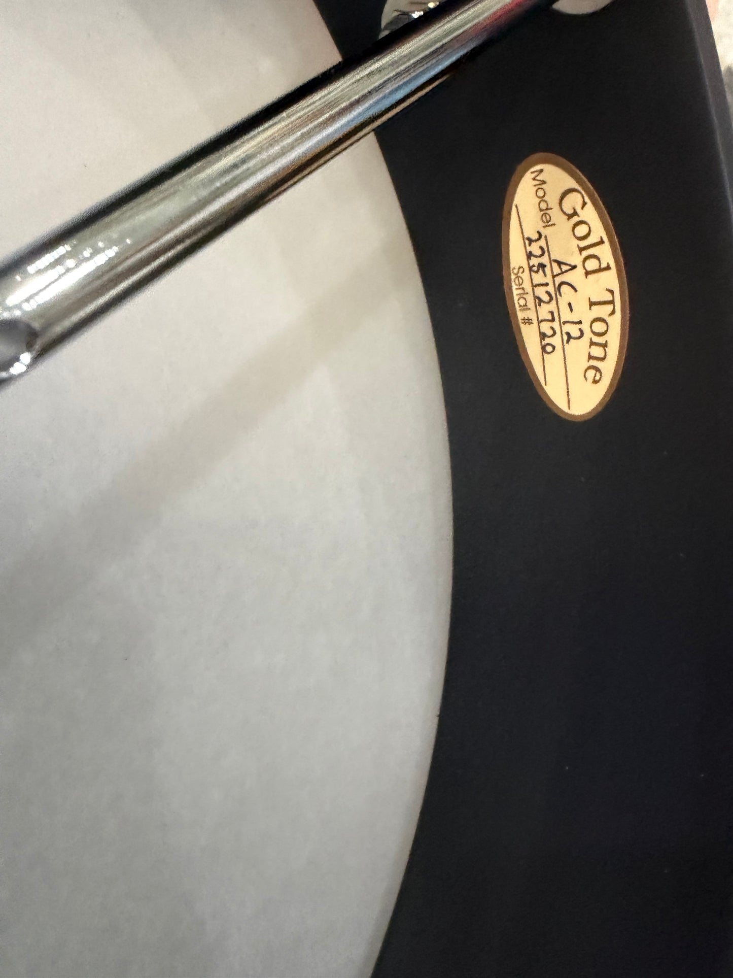 Gold Tone AC-12 Acoustic Composite 12" 5-string Openback Banjo - New