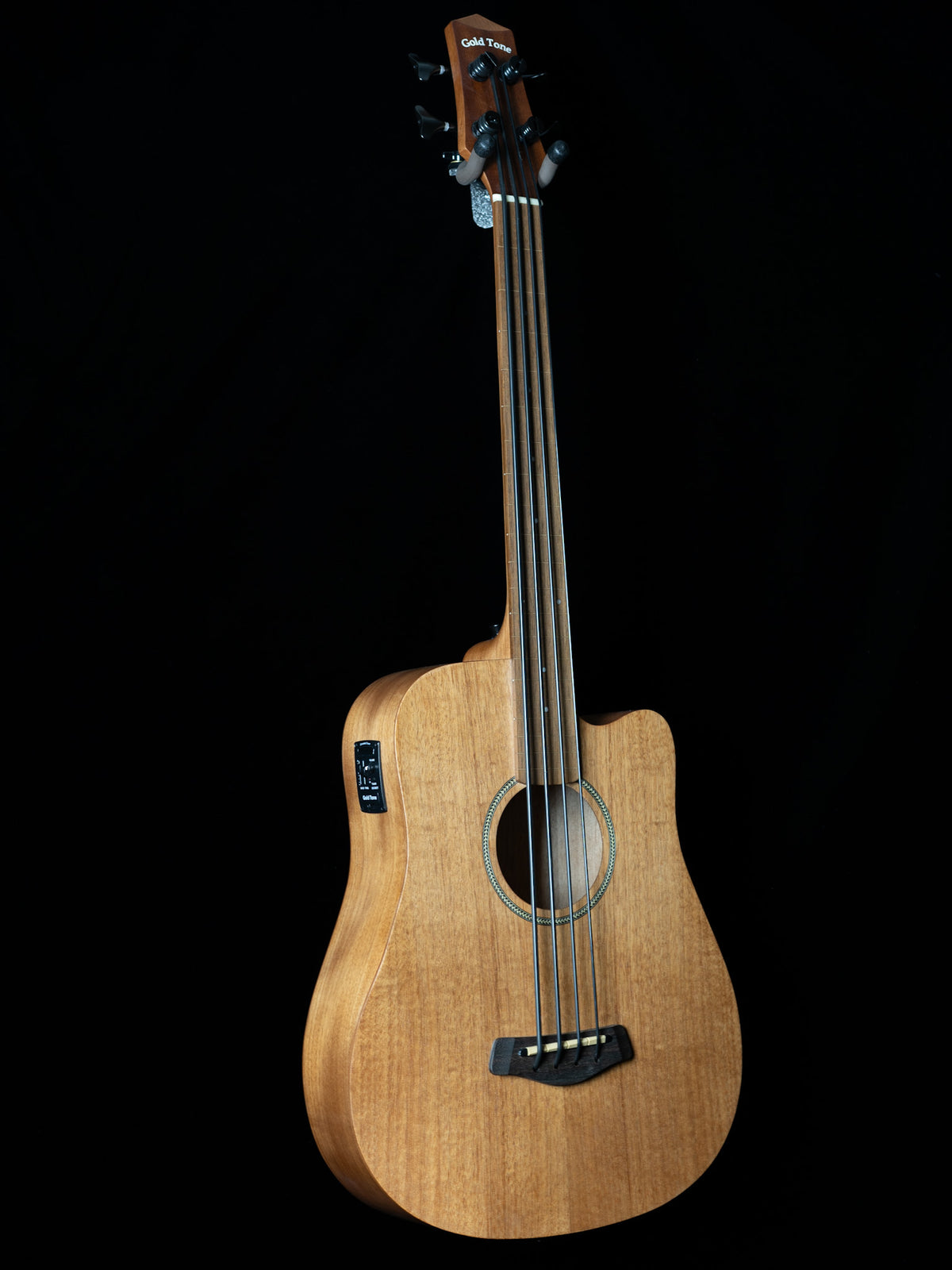 Gold Tone Micro Bass Fretless M-Bass25FL 25-Inch Scale Acoustic-Electric Bass - New