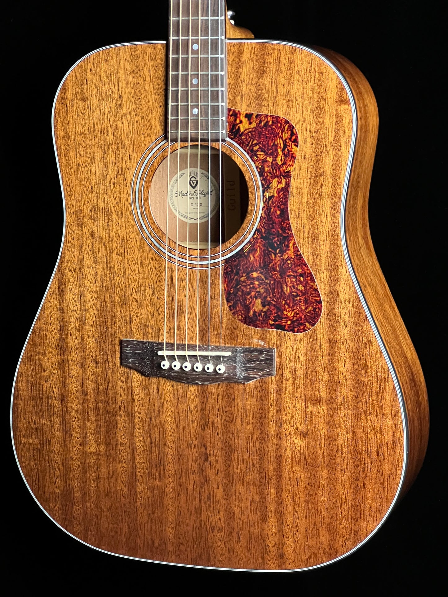 Guild D-120 All Mahogany Dreadnought Acoustic Guitar with Pickup - Used