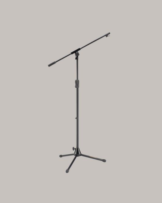 Hercules Microphone Stand EZ Clutch Tripod w/ Boom & EZ Mic Clip - MS531B