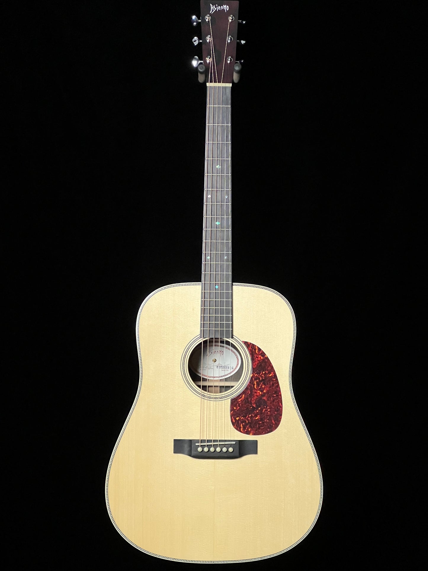 Hsienmo Custom Shop D45 Custom Adirondack Spruce & Ziricote Dreadnought Acoustic Guitar – Used