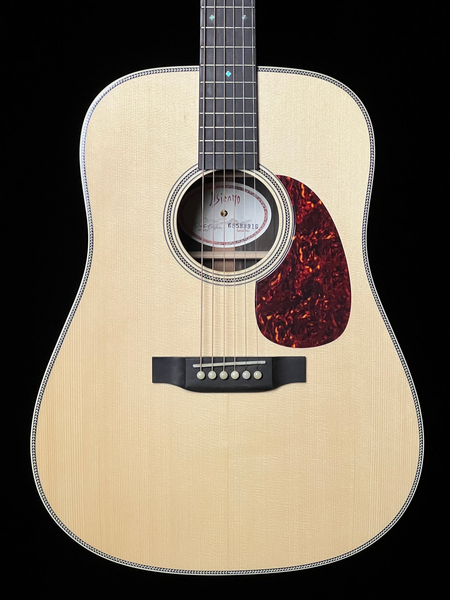 Hsienmo Custom Shop D45 Custom Adirondack Spruce & Ziricote Dreadnought Acoustic Guitar – Used