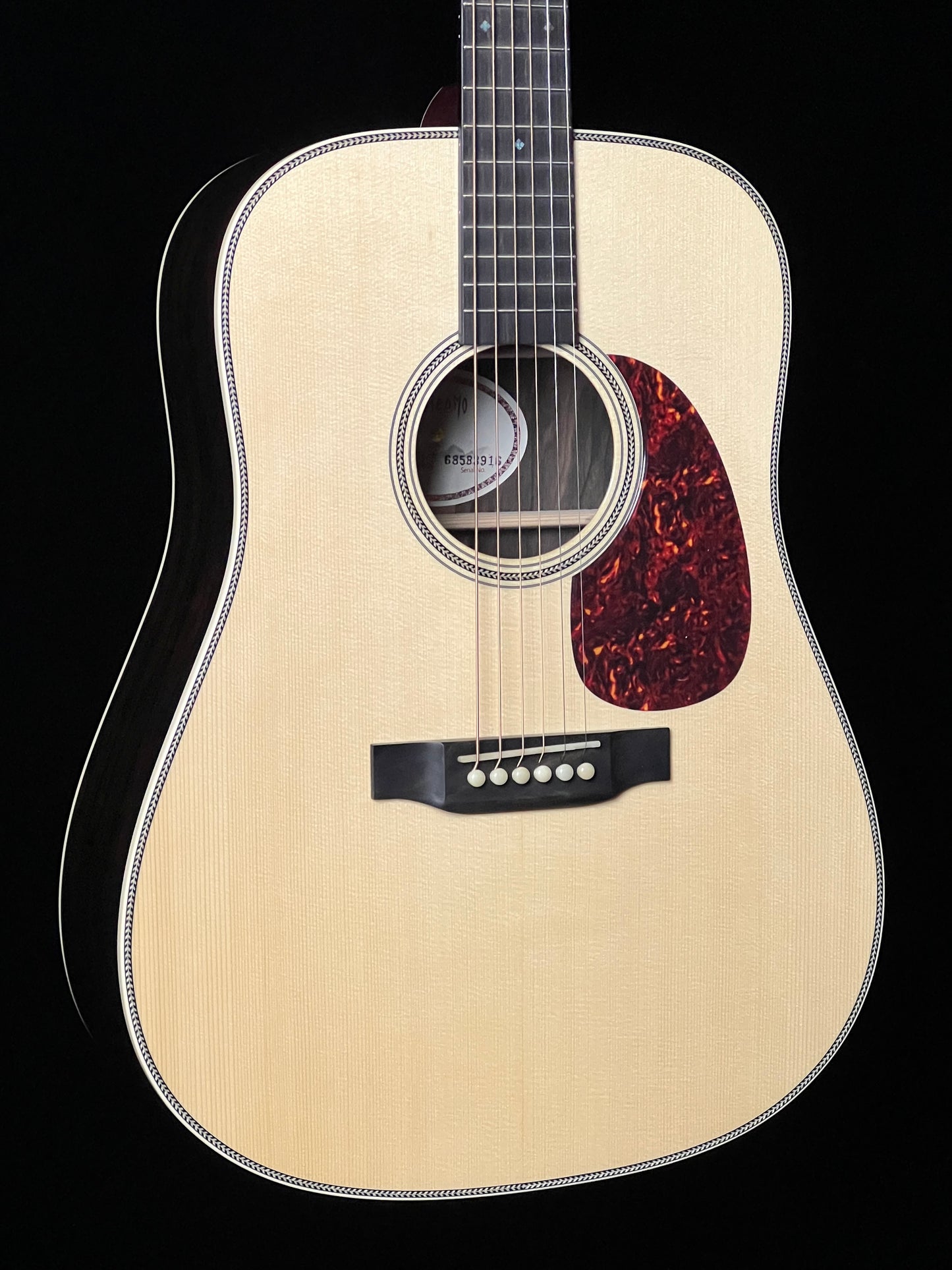 Hsienmo Custom Shop D45 Custom Adirondack Spruce & Ziricote Dreadnought Acoustic Guitar – Used