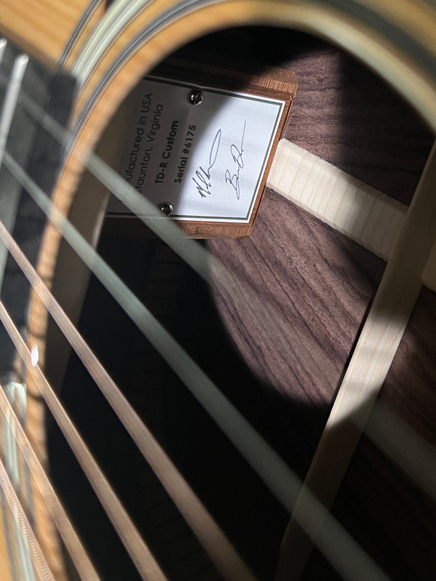 Huss & Dalton TDR Custom Thermo-cured Red Spruce / Indian Rosewood Dreadnought Acoustic Guitar - Consignment