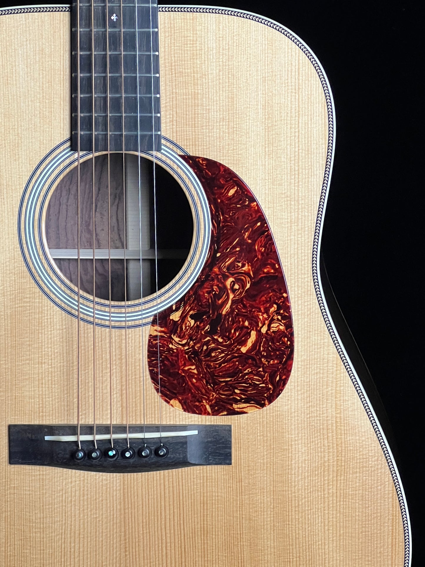Huss & Dalton TDR Custom Thermo-cured Red Spruce / Indian Rosewood Dreadnought Acoustic Guitar - Consignment