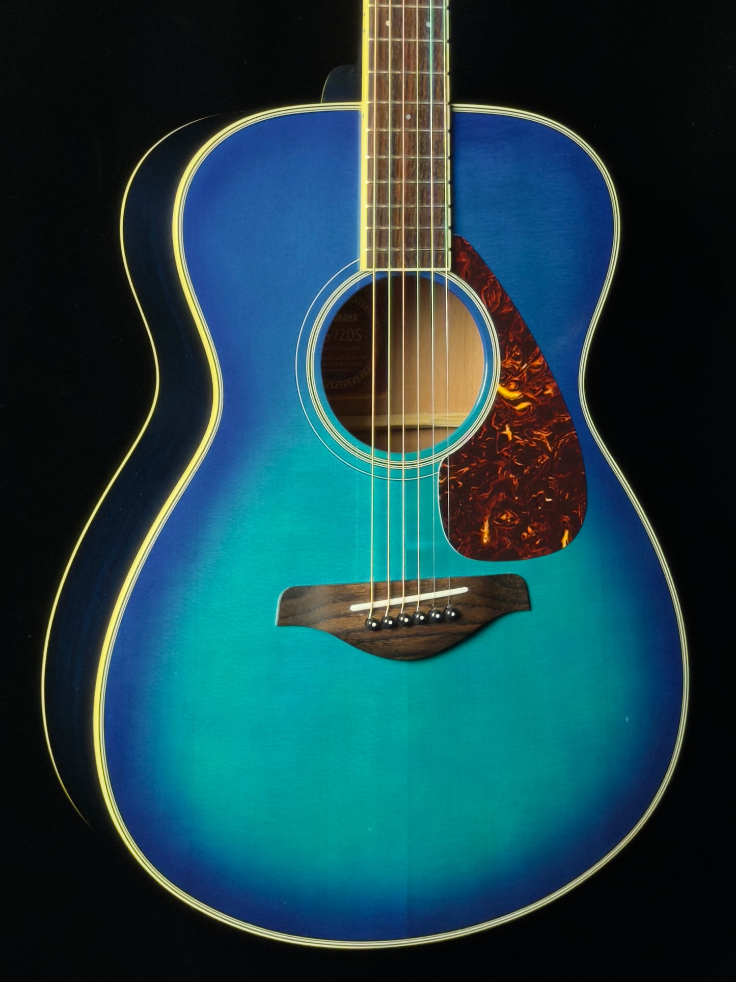 Yamaha FS720S CBA Cobalt Blue Aqua Acoustic Guitar - Used
