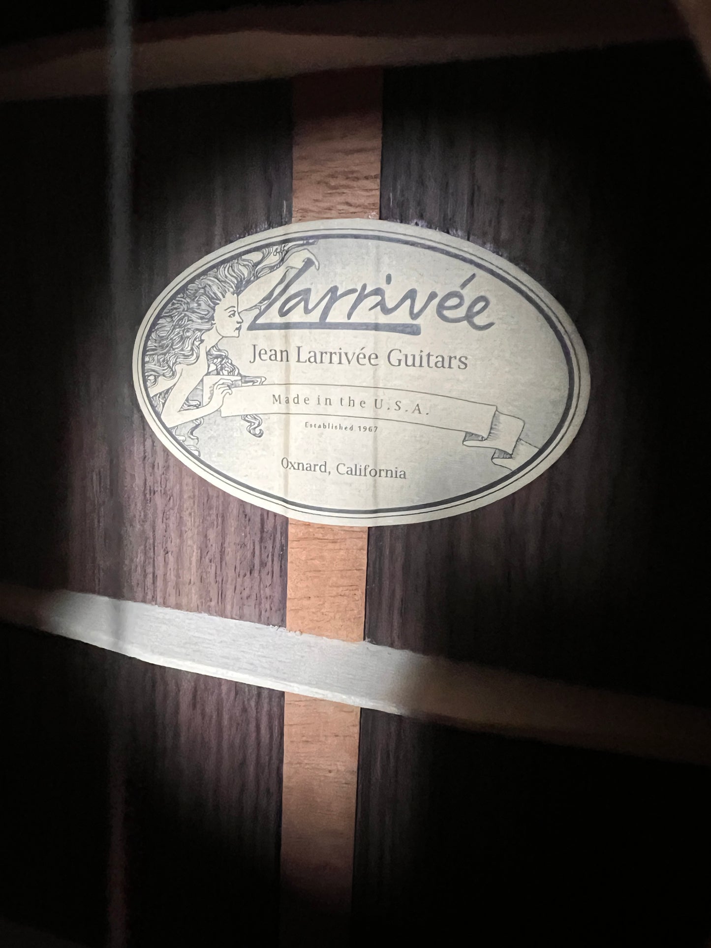 Larrivée LV-09 Sitka Spruce/Indian Rosewood Acoustic Guitar with L.R. Baggs StagePro Anthem - Used