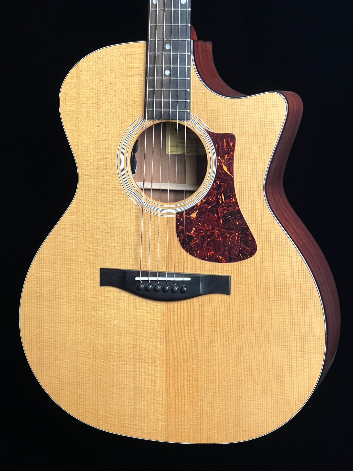 SOLD - Eastman AC122-1CE Grand Auditorium Acoustic Guitar with Fishman pickup Thermo-Cured Sitka/ Sapele - New