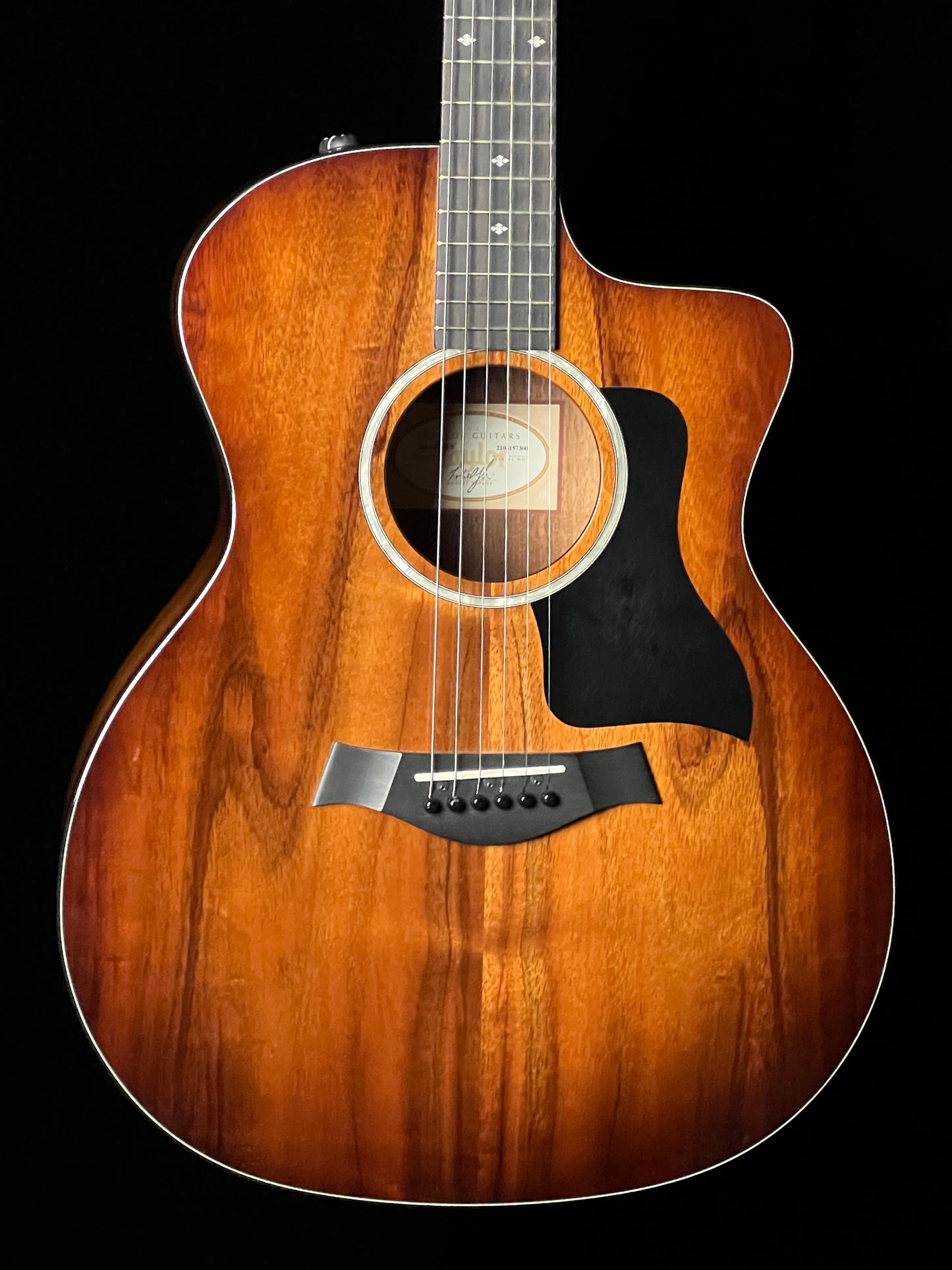 Taylor 224ce-K DLX Solid Koa Top Cutaway Acoustic Guitar with ES2 Pickup - Used