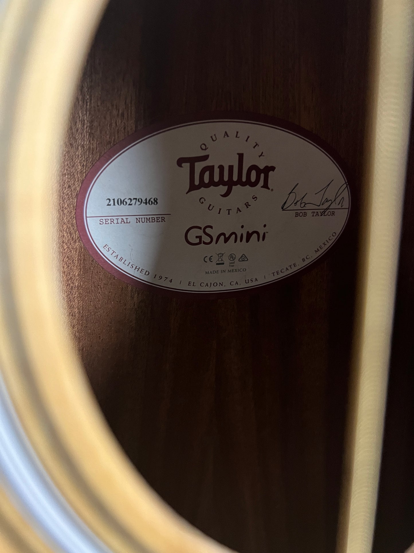 SOLD - Taylor GS Mini Acoustic/Electric Guitar - Used
