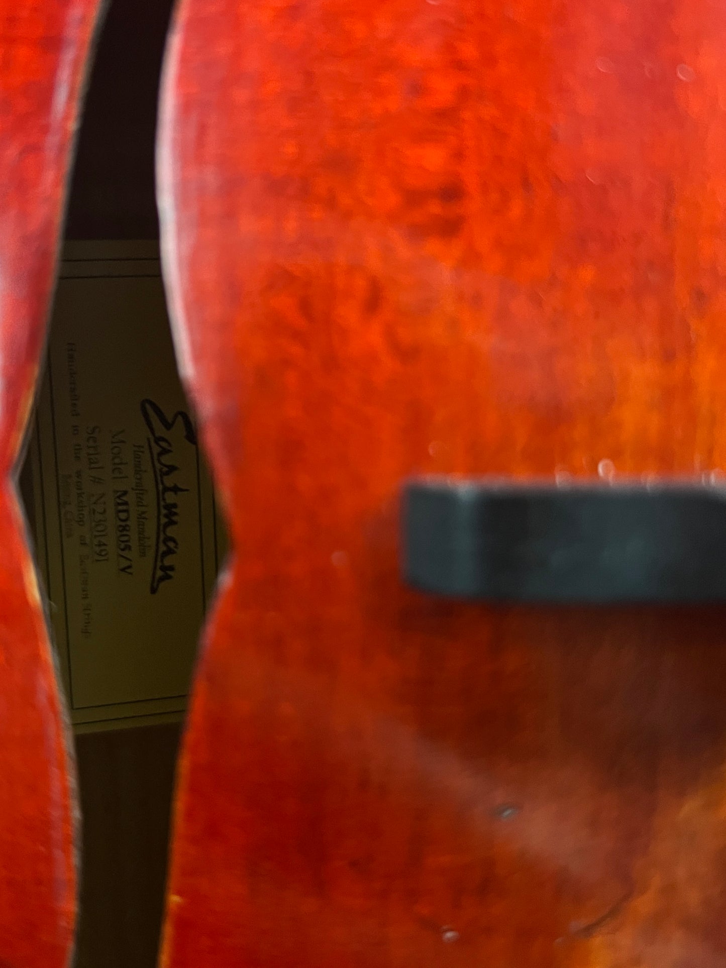 SOLD - Eastman MD805/V Varnish A-Style Mandolin - Used