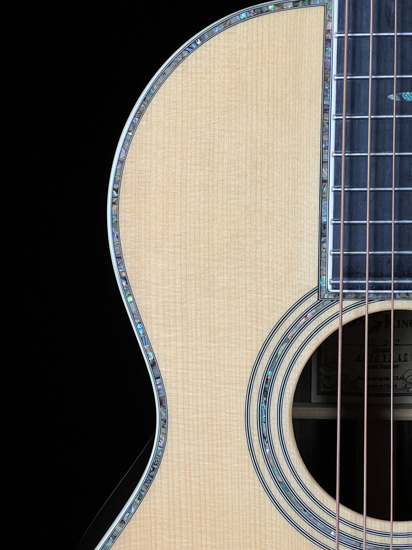 Recording King RP-342 Adirondack Spruce and East Indian Rosewood 12 Fret Acoustic Guitar - New