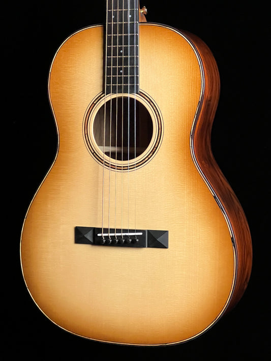 SOLD - Bedell Revolution Parlor Adirondack Spruce / Cocobolo Acoustic Guitar - New