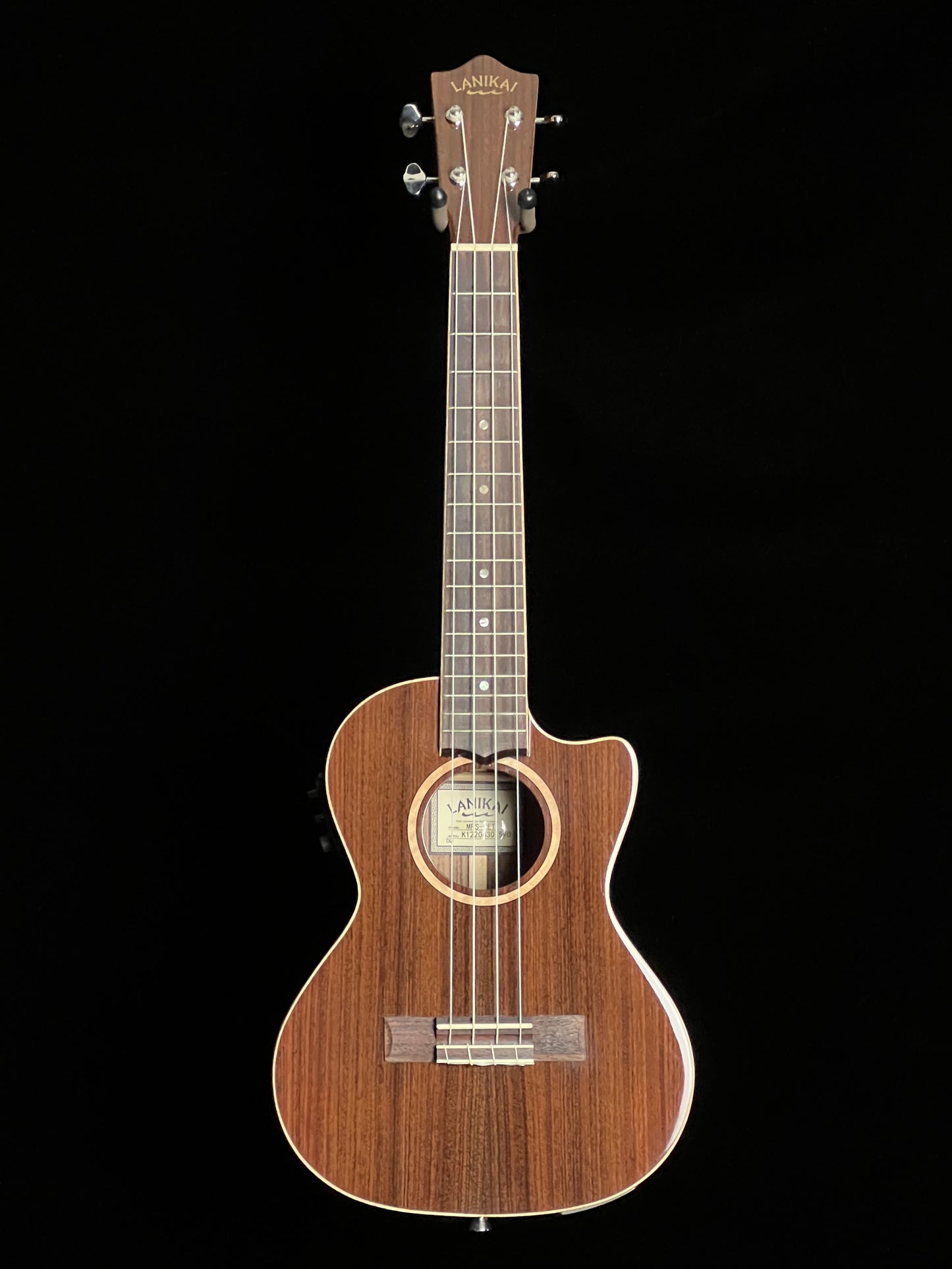 Lanikai MRS-CET All Solid Morado Cutaway Tenor Ukulele with Fishman Kula Preamp - New