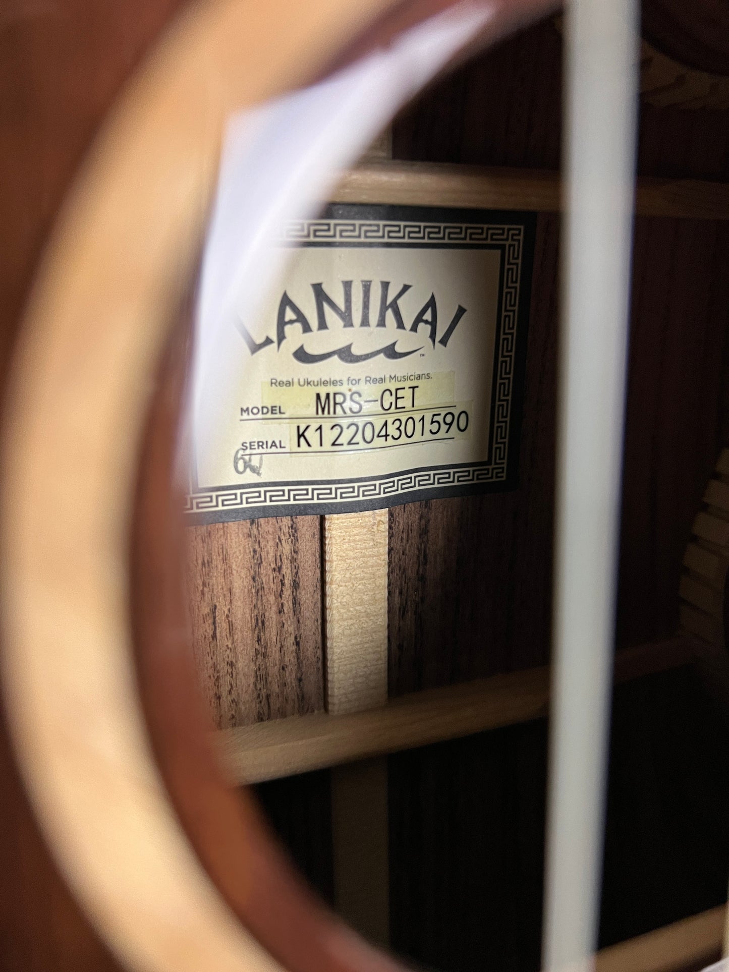 Lanikai MRS-CET All Solid Morado Cutaway Tenor Ukulele with Fishman Kula Preamp - New