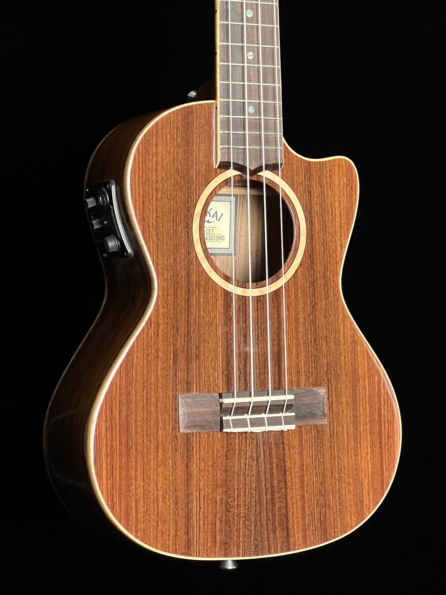 Lanikai MRS-CET All Solid Morado Cutaway Tenor Ukulele with Fishman Kula Preamp - New