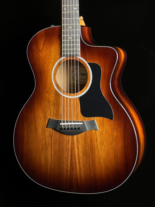 SOLD - Taylor 224ce-K DLX Koa Grand Auditorium Cutaway Acoustic Guitar with Electronics - Used