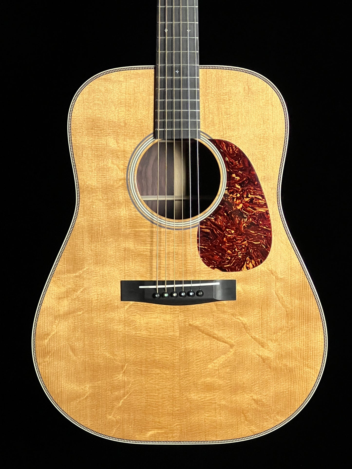 Huss & Dalton TD-R Custom Thermo-Cured Bear-Claw Sitka Spruce/Figured Indian Rosewood Dreadnought Acoustic Guitar - New