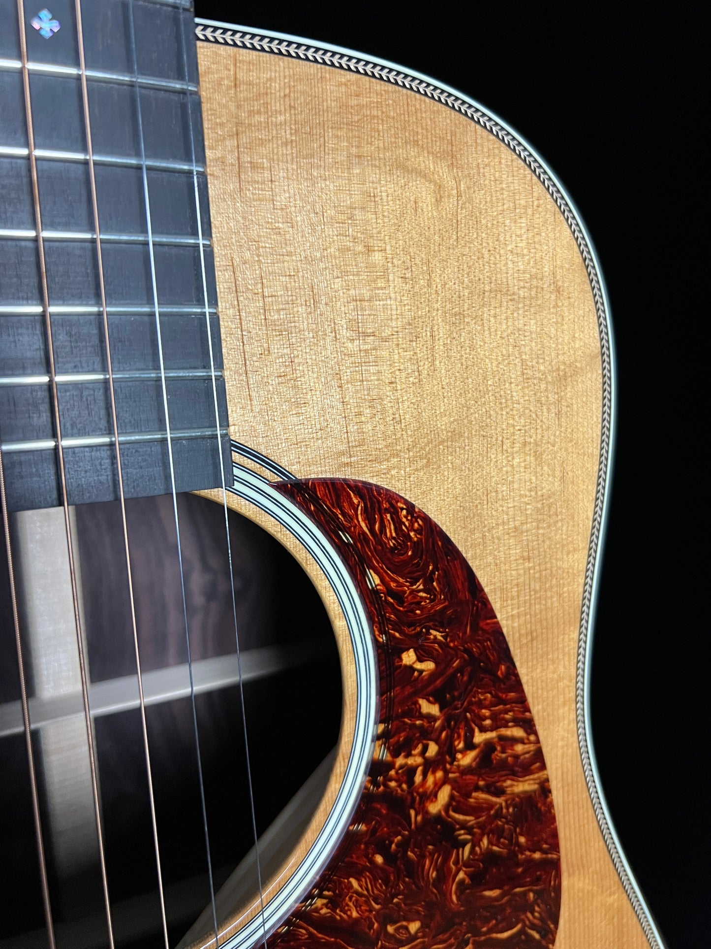 Huss & Dalton TD-R Custom Thermo-Cured Bear-Claw Sitka Spruce/Figured Indian Rosewood Dreadnought Acoustic Guitar - New