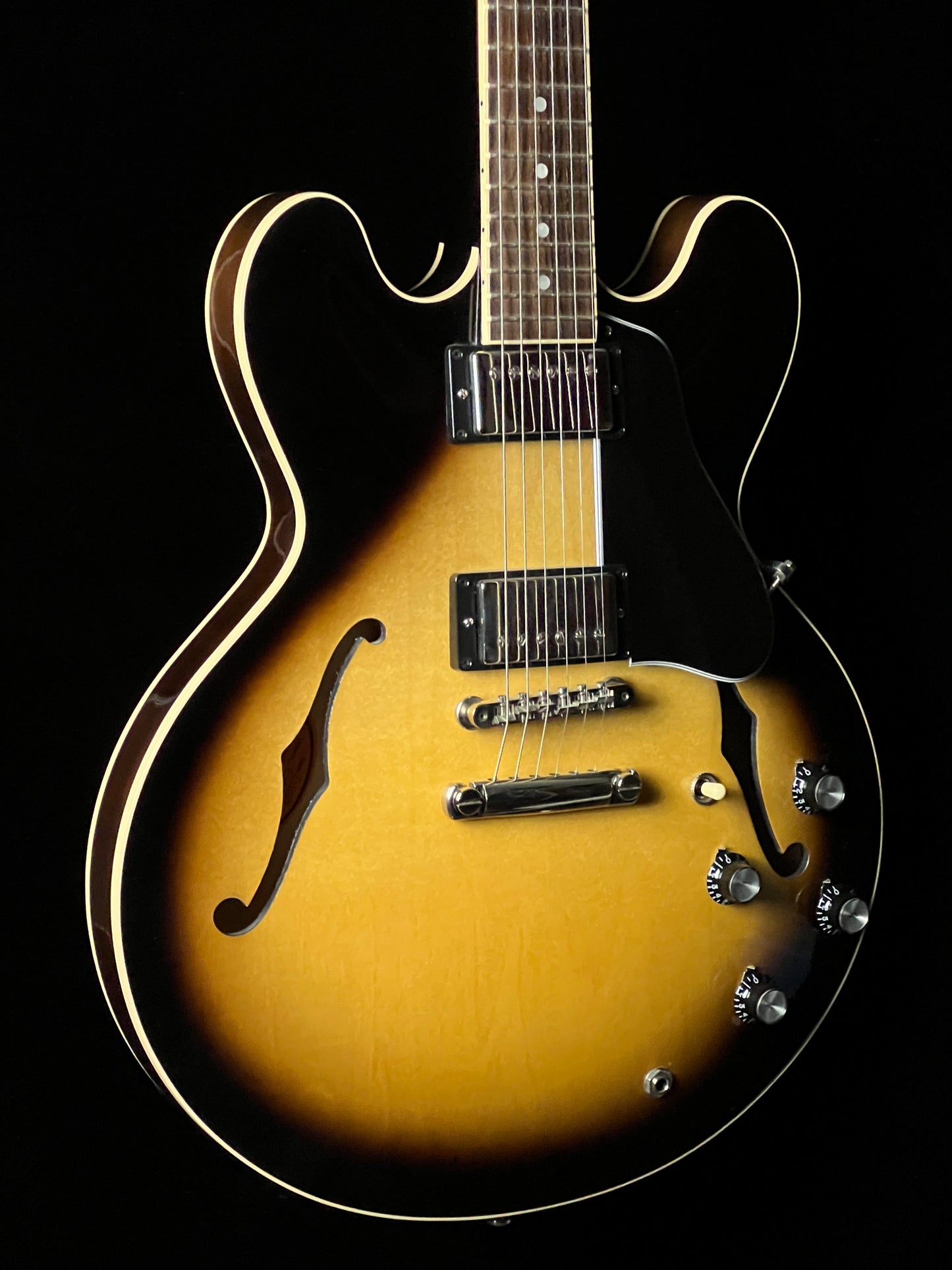 2022 Gibson ES-335 Gloss Semi-Hollowbody Vintage Burst Electric Guitar - Used