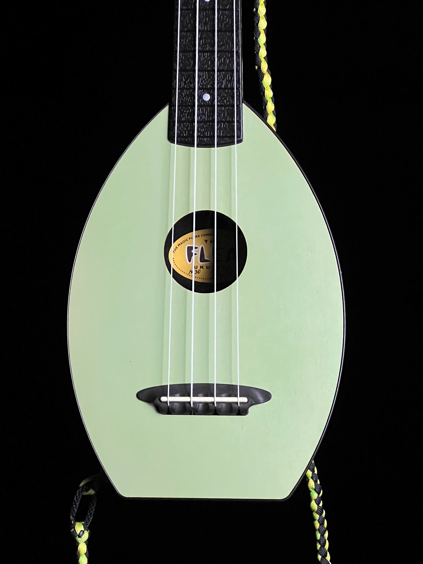 SOLD - Magic Fluke Flea Pistachio Green Soprano Ukulele - Used