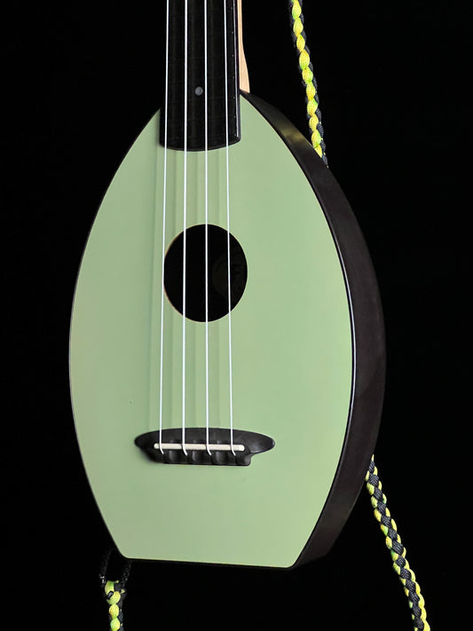 SOLD - Magic Fluke Flea Pistachio Green Soprano Ukulele - Used