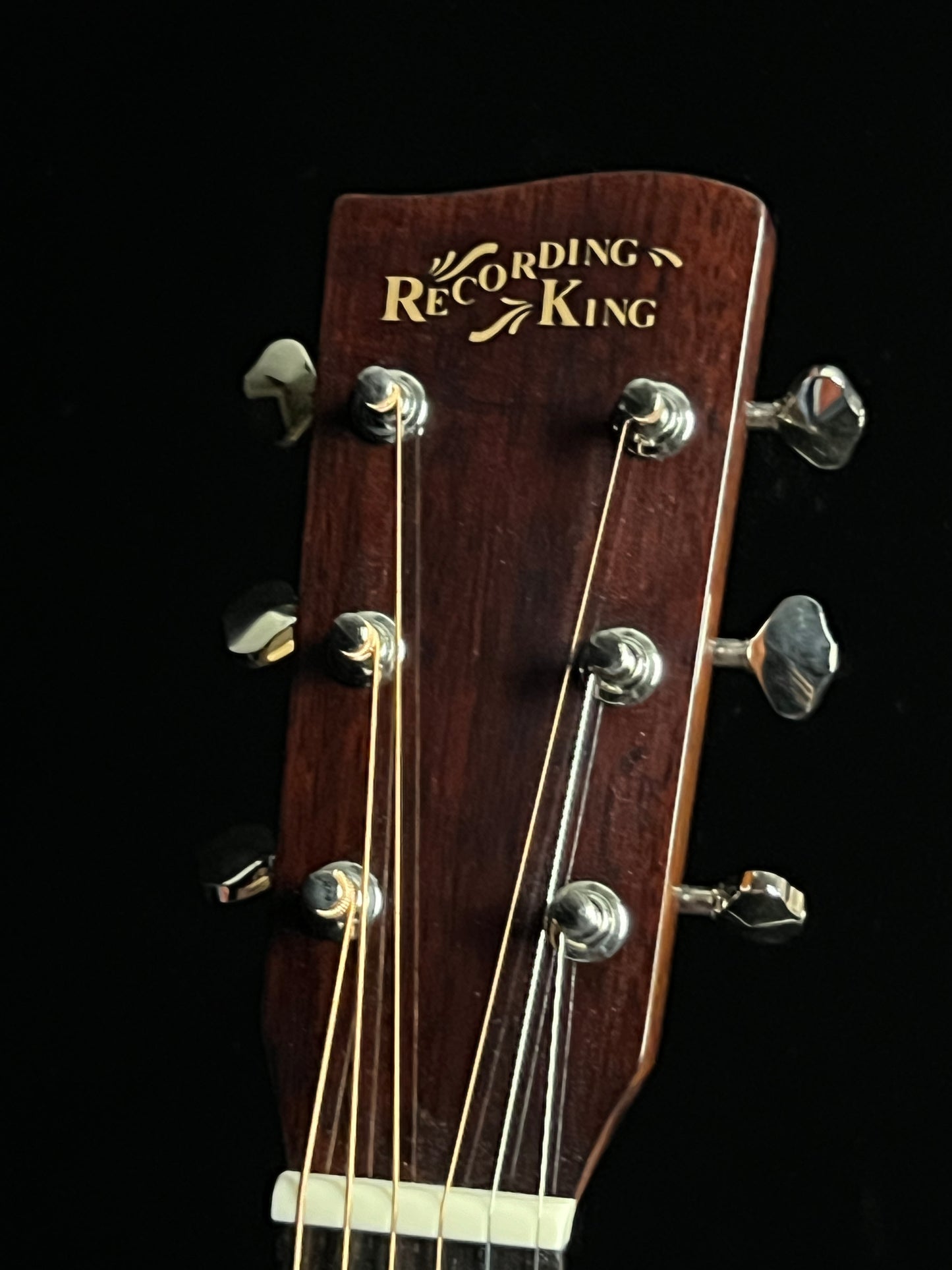 Recording King RD-318 Tonewood Reserve Series Dreadnought Adirondack Spruce/African Mahogany Acoustic Guitar- New