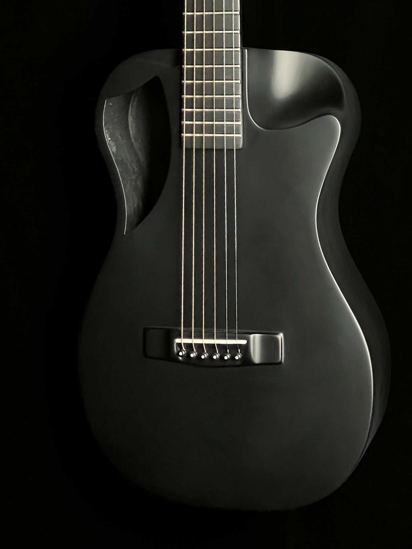 Journey Carbon Fiber OF660M Travel Acoustic Guitar Black Matte - New