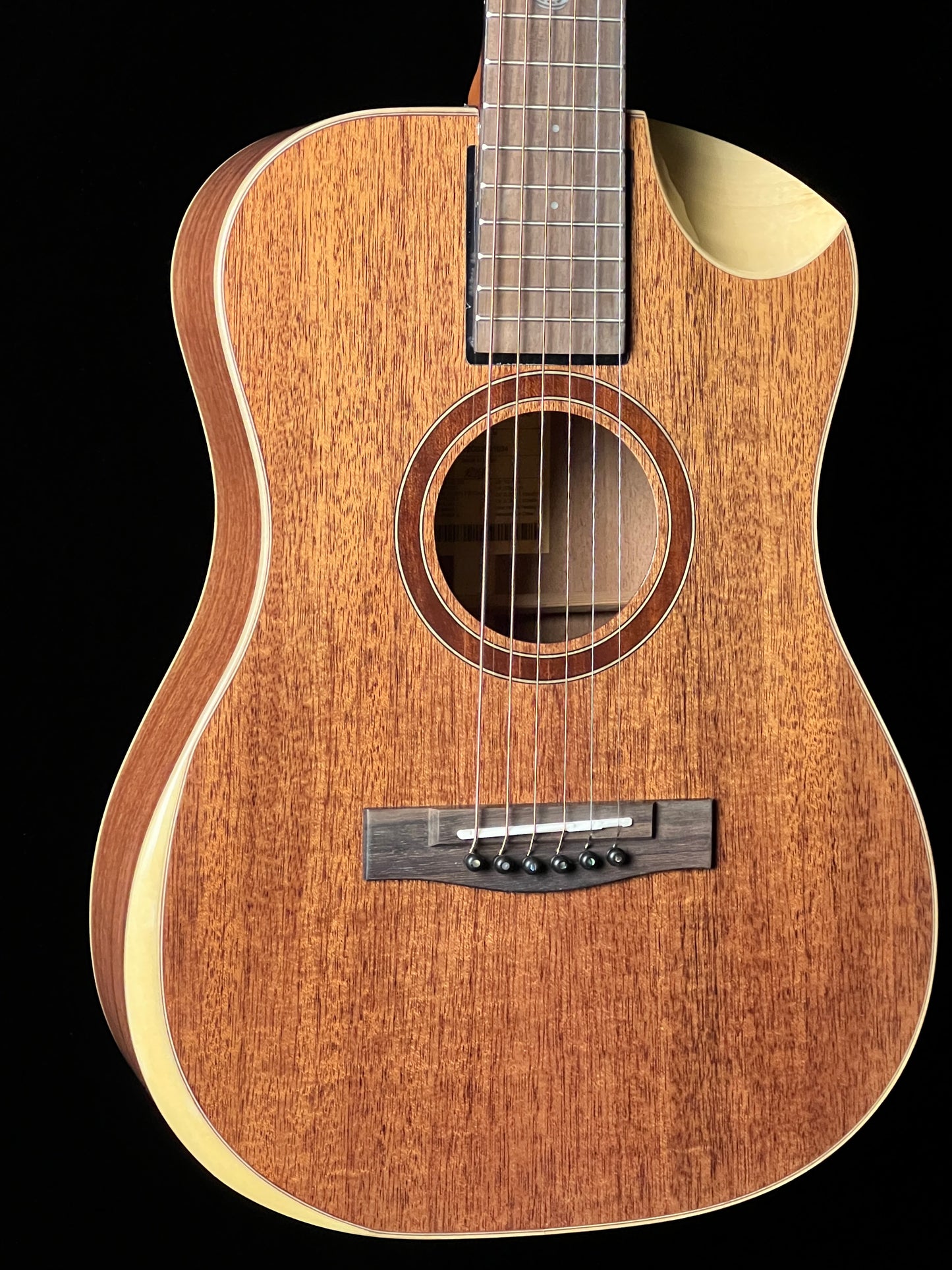Journey Overhead OF312C Travel Acoustic Guitar All African Mahogany - New