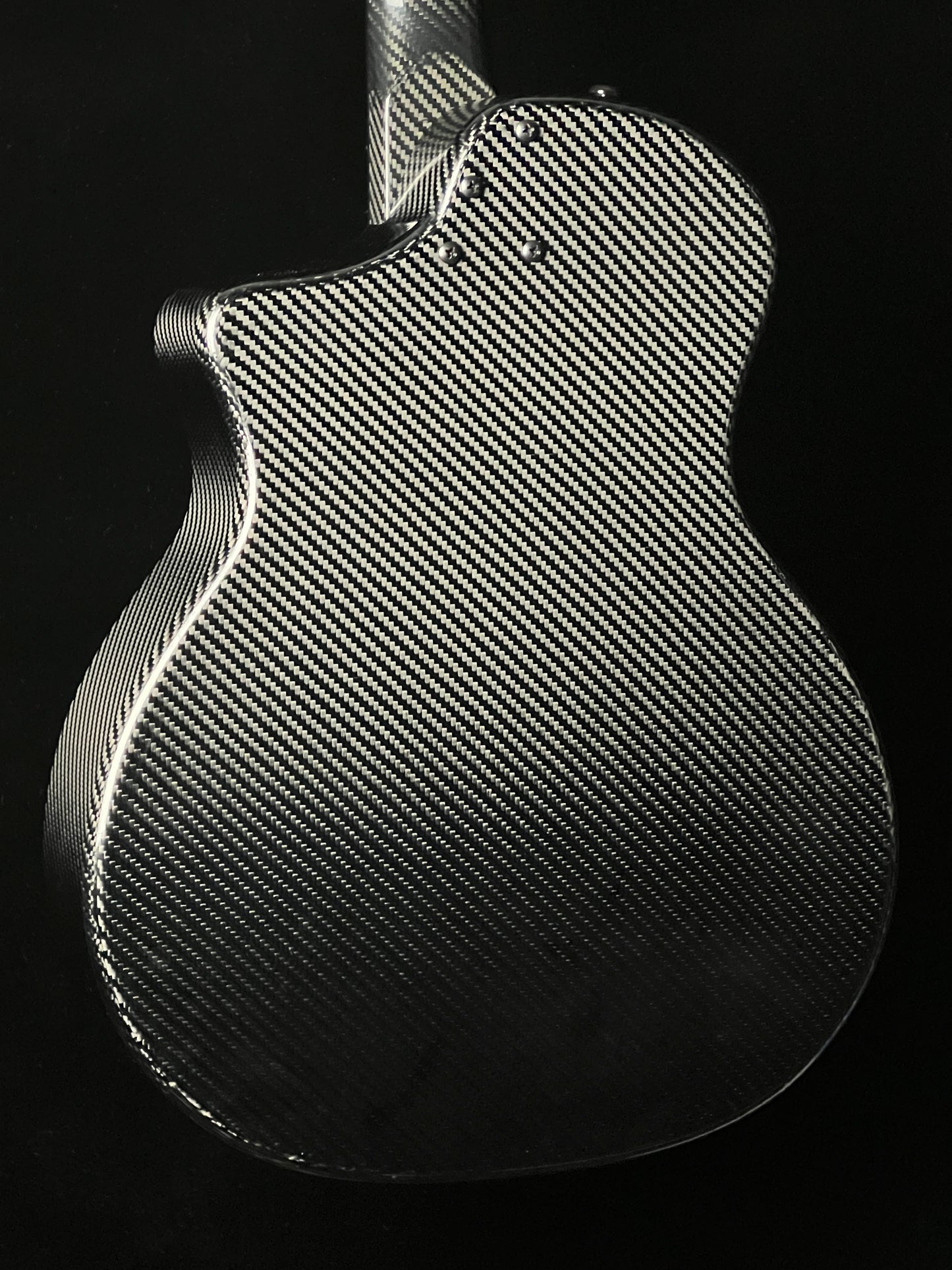 KLOS Grand Cutaway Mini Carbon Fiber Guitar with Fishman Pickup - New