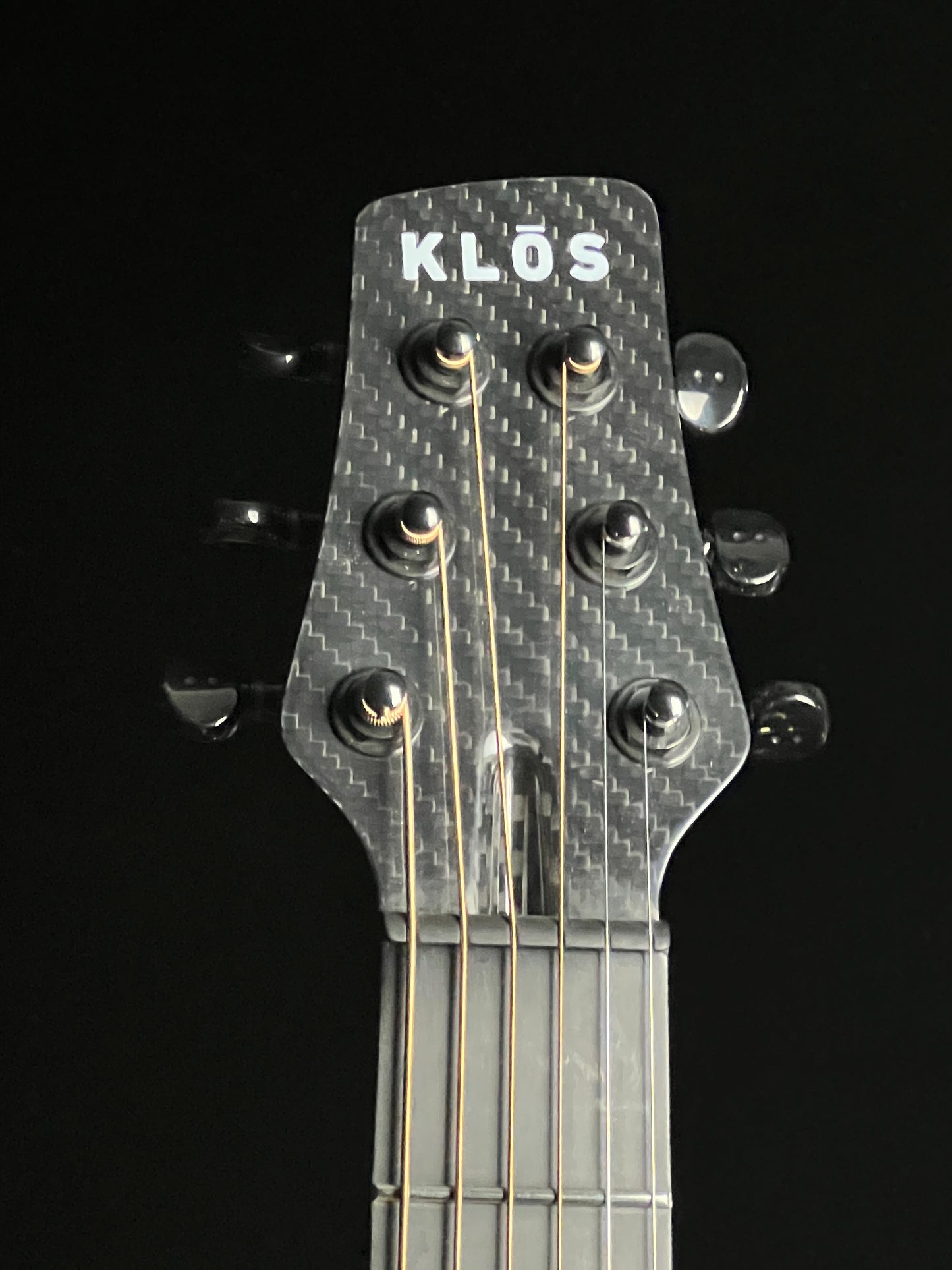 KLOS Grand Cutaway Mini Carbon Fiber Guitar with Fishman Pickup - New