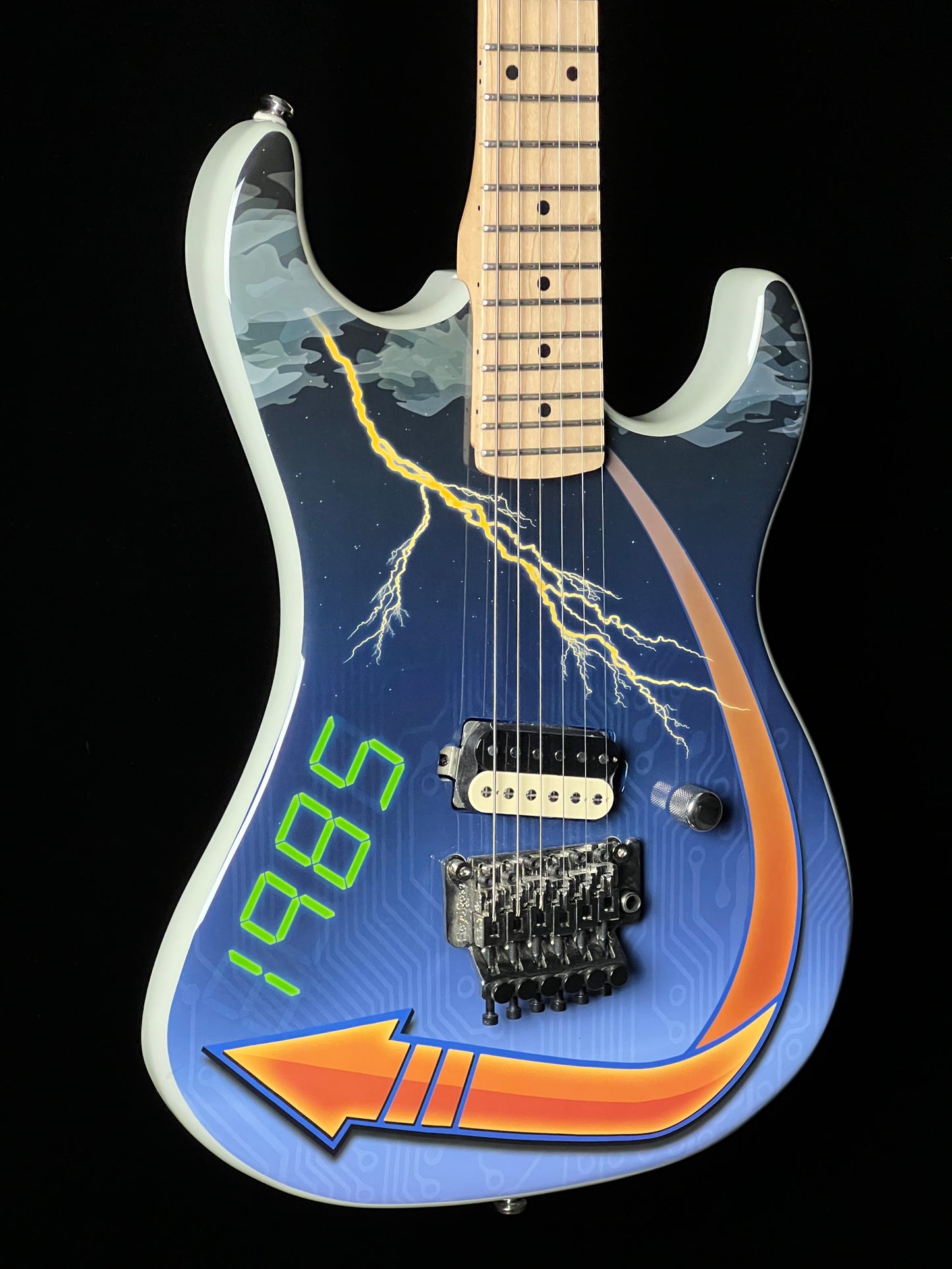 Kramer Baretta, Custom Graphics - Time Machine Exclusive Electric Guitar - Used