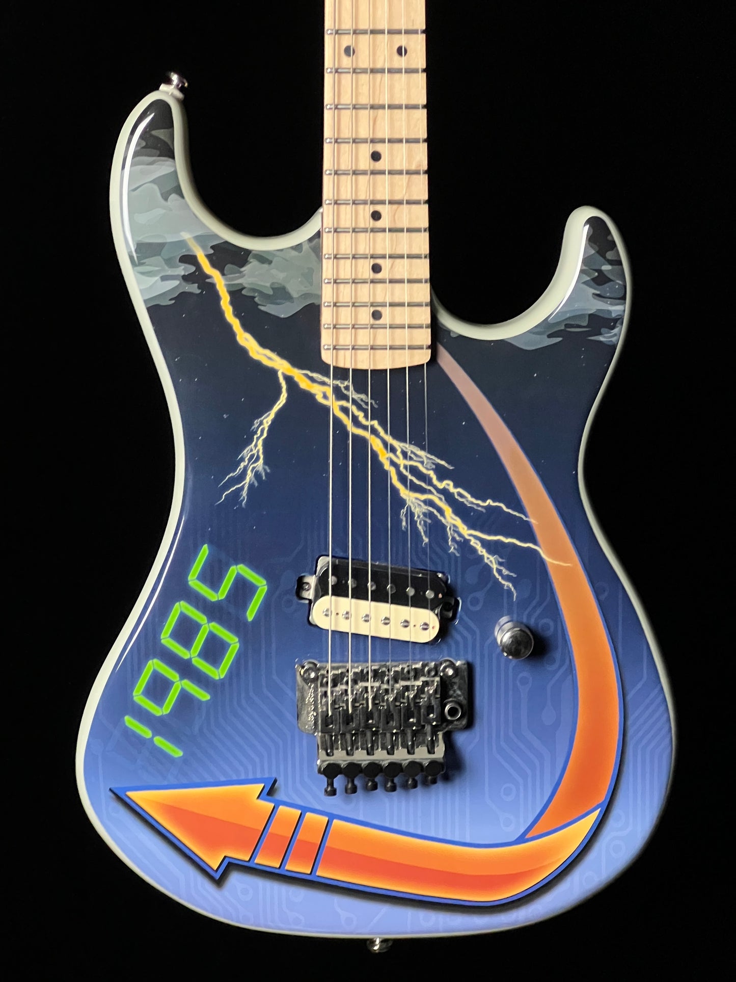 Kramer Baretta, Custom Graphics - Time Machine Exclusive Electric Guitar - Used