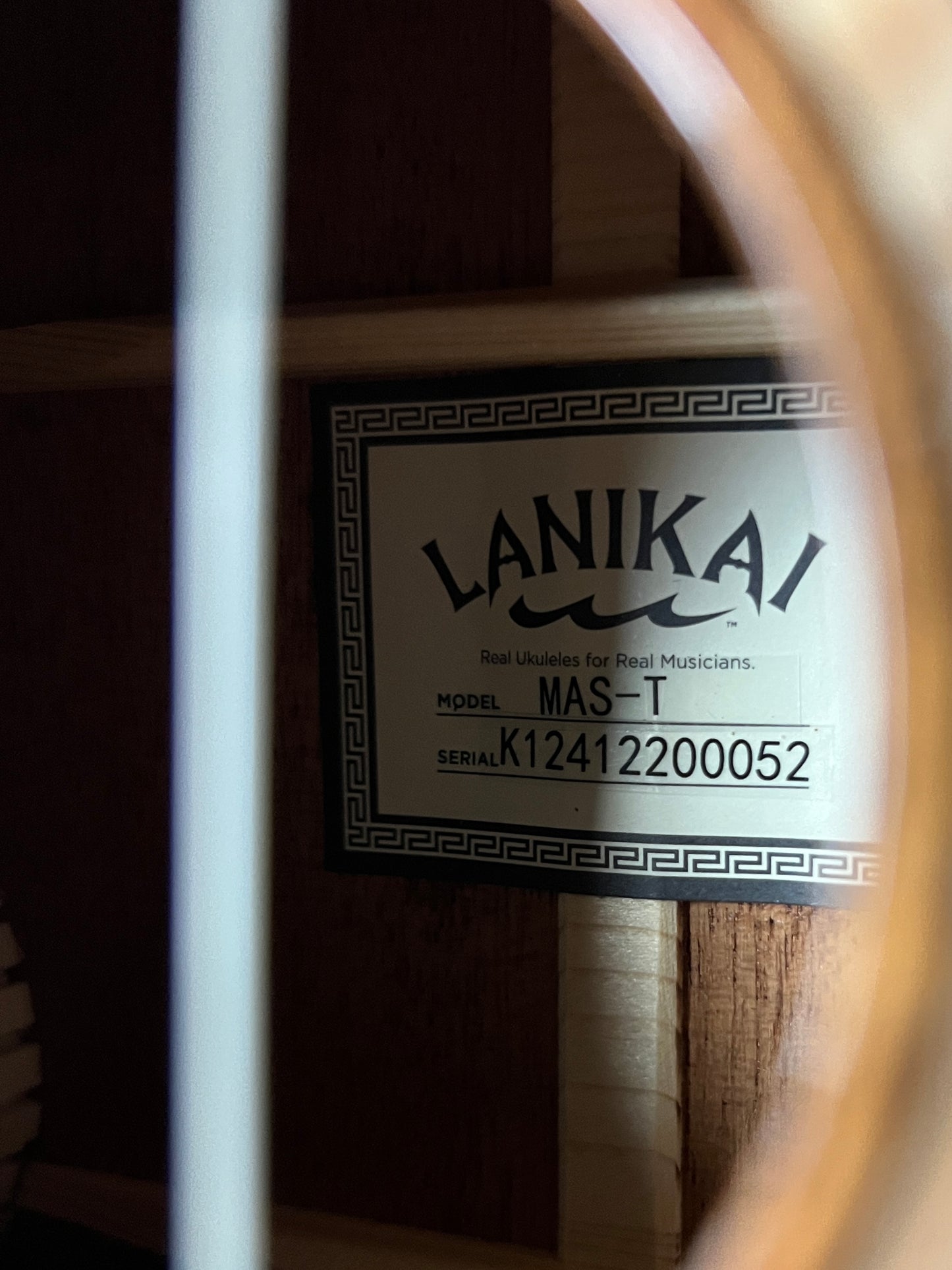 Lanikai All Solid Mahogany Tenor Ukulele MAS-T - New