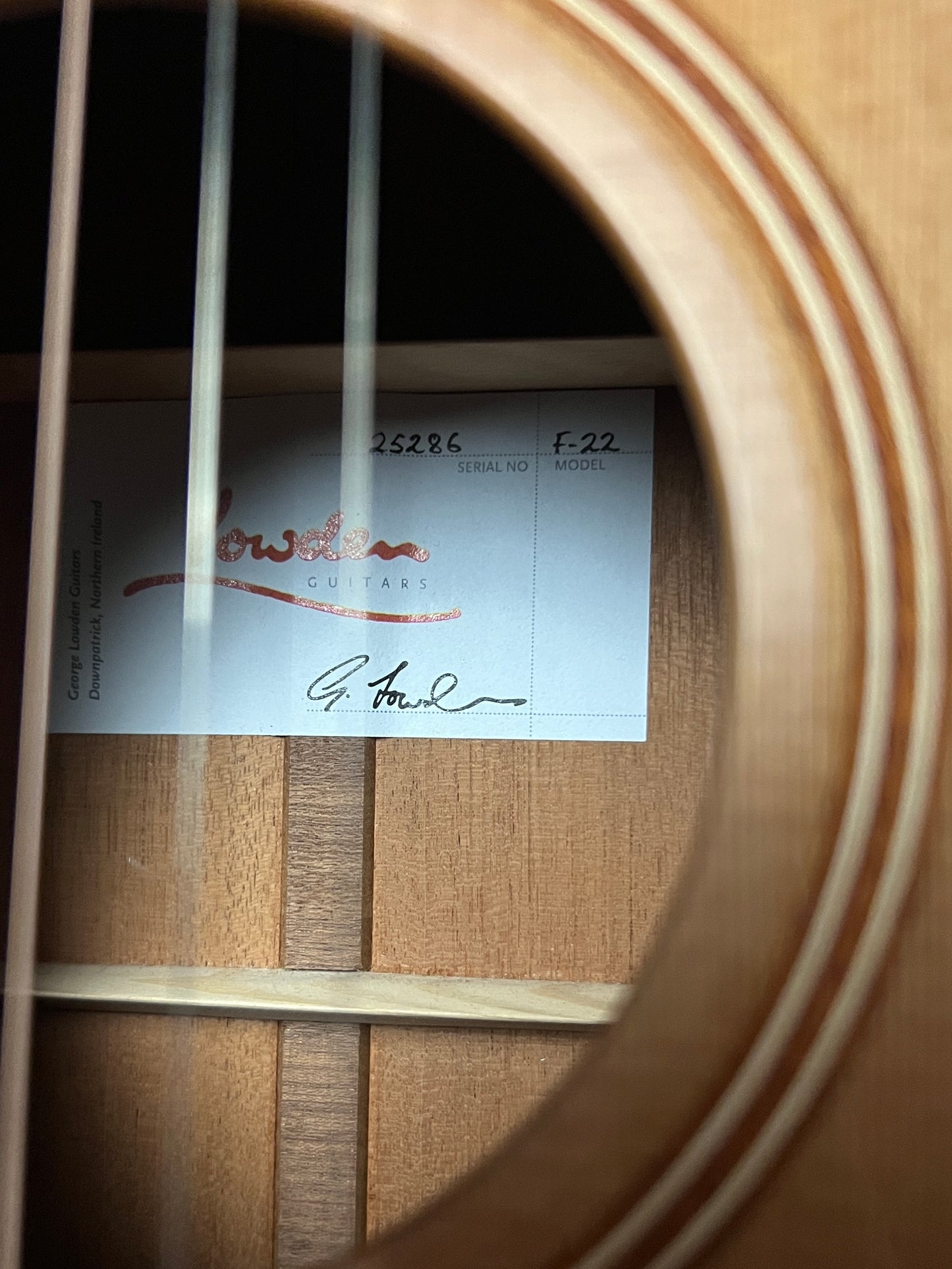 Lowden F-22 Original Series Acoustic Guitar Cedar / Mahogany - Used