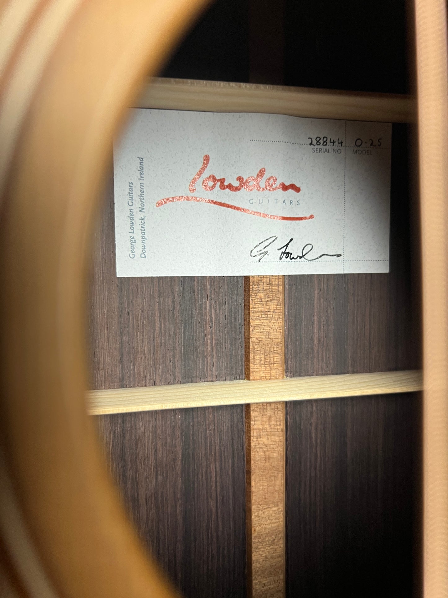 Lowden O-25 Original Series 25 Acoustic Guitar Red Cedar/Indian Rosewood - New