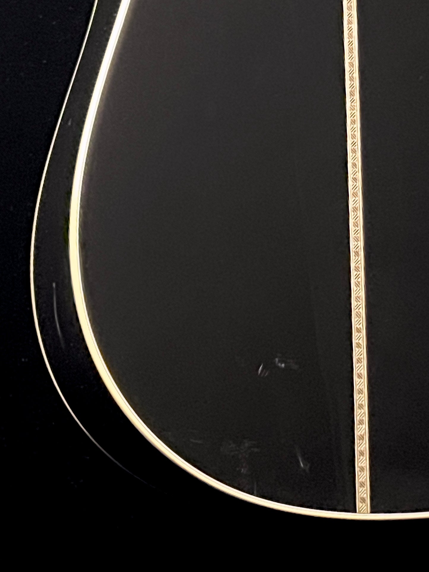 Martin D-35 Johnny Cash All Black Acoustic Guitar Engelmann Spruce/ East Indian Rosewood - Used