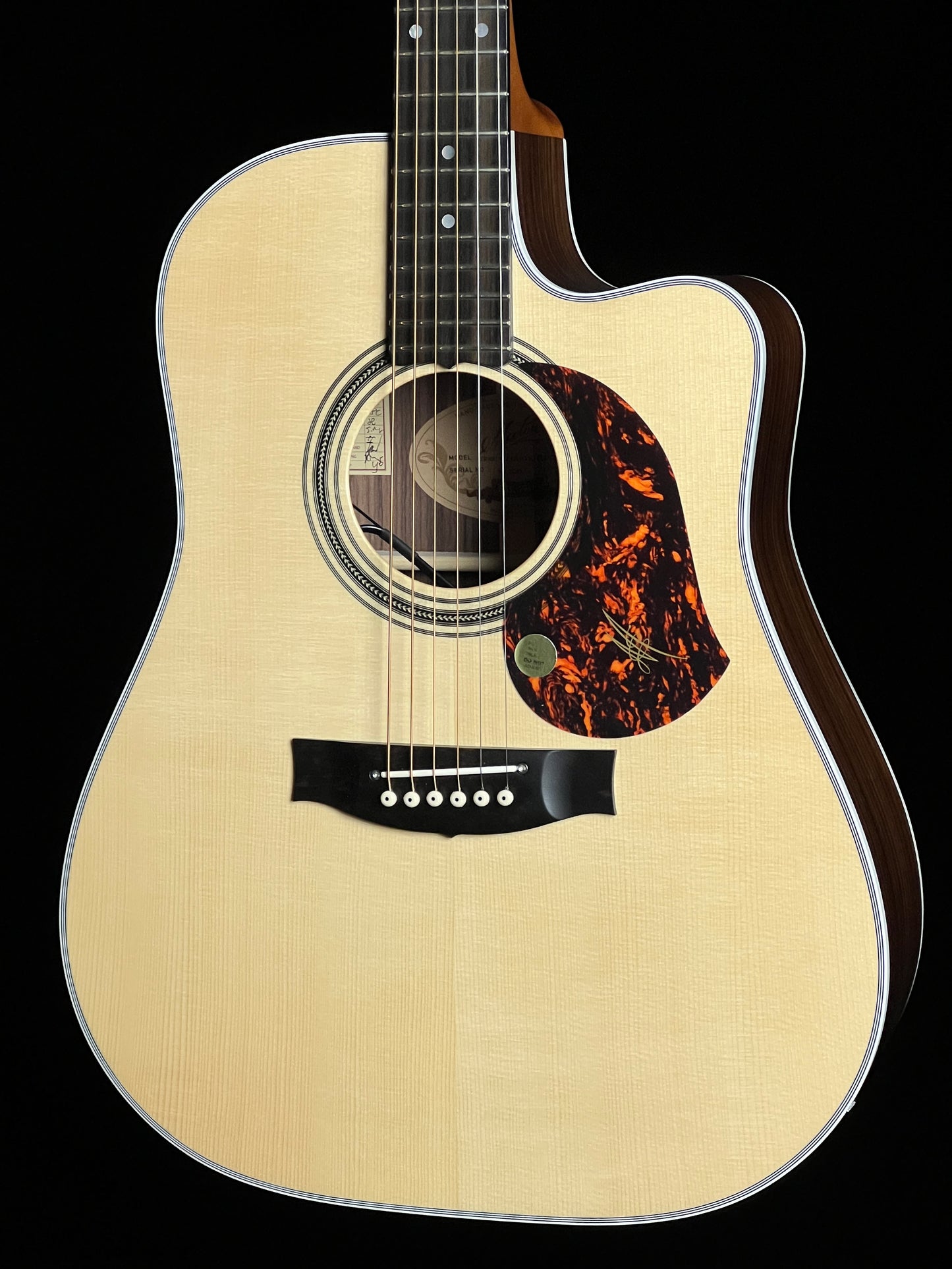 Maton ER90C Acoustic Electric Dreadnought Cutaway Spruce/ Indian Rosewood Acoustic Guitar - Used