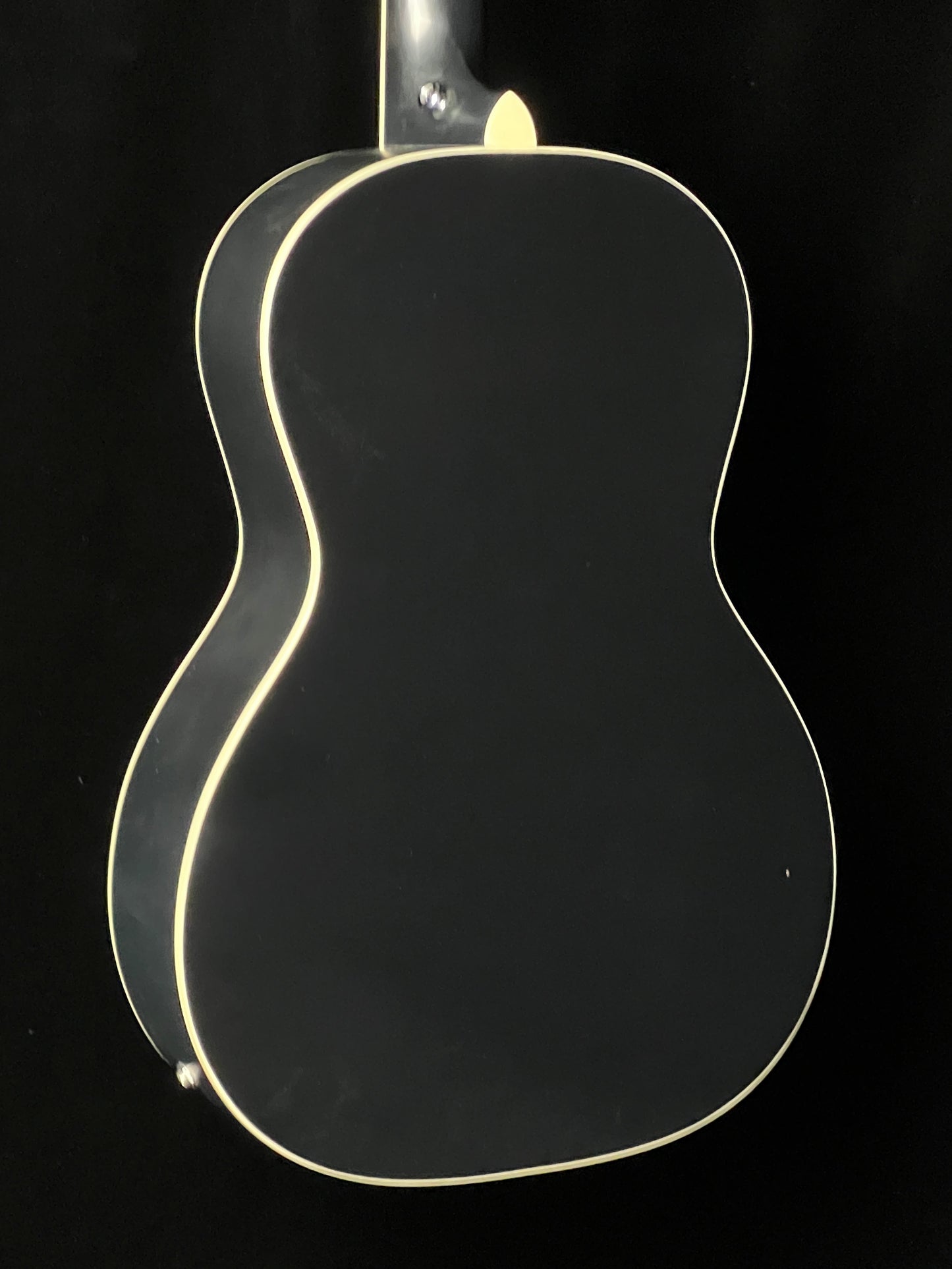 Orangewood Juniper II Black Live Rubber Bridge Parlor Guitar - Used