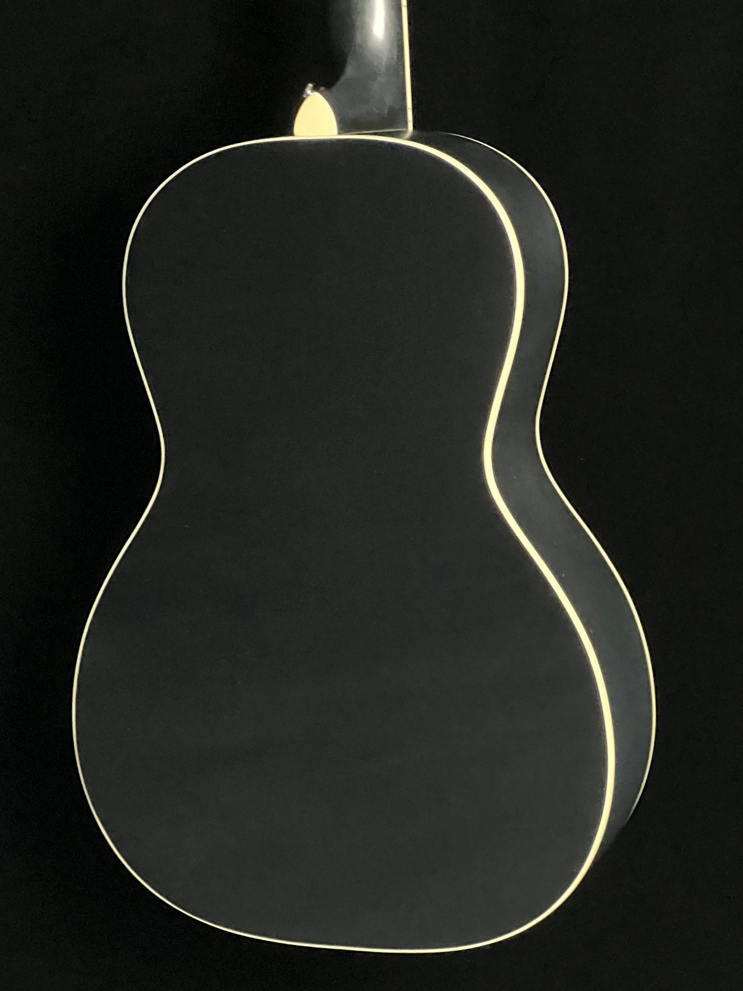 Orangewood Juniper II Black Live Rubber Bridge Parlor Guitar - Used