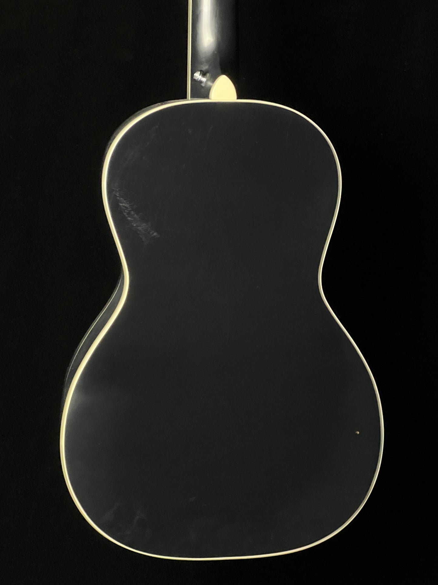 Orangewood Juniper II Black Live Rubber Bridge Parlor Guitar - Used